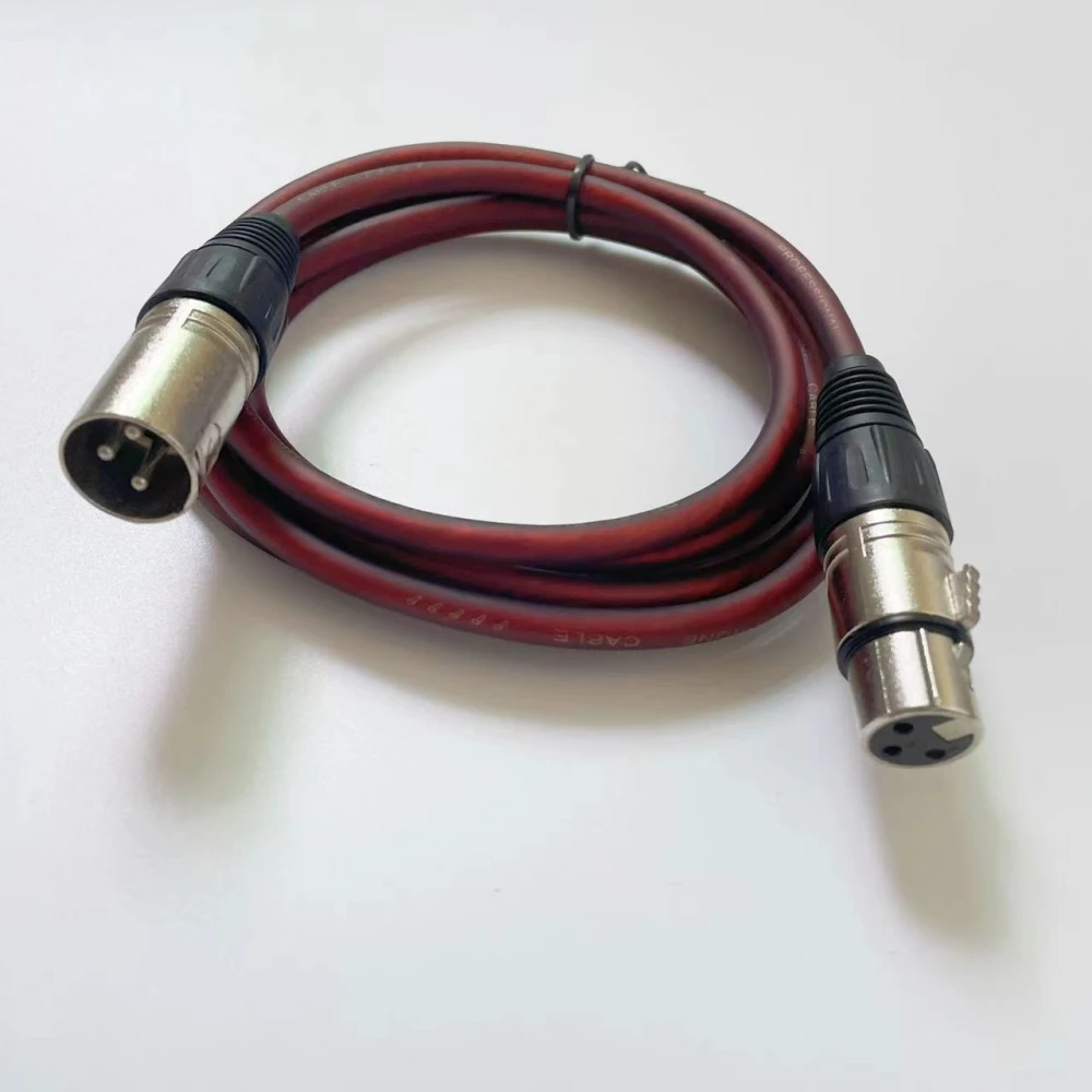 Cablu audio XLR tata – XLR mama 3pini, profesional, 1M