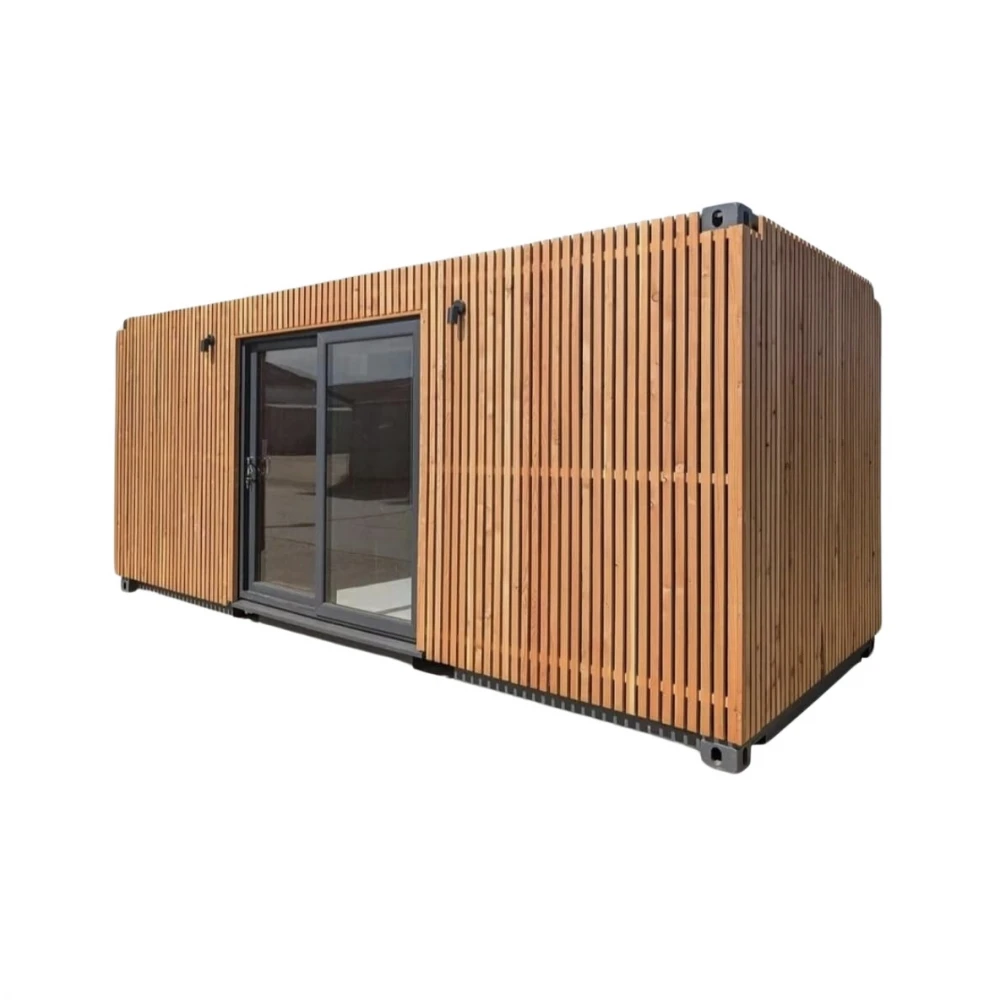 Container tinyhouse 18m2 pentru locuit sau birou monobloc 6x3x3m cu 2 ferestre și o ușă dublă