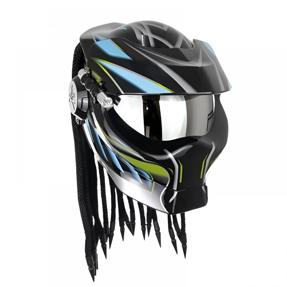 Cască Moto Personalizată Predator – Disponibilă în Mărimi M, L, XL