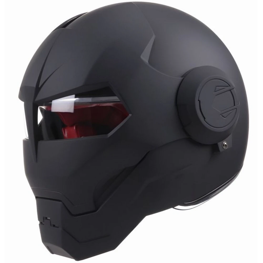 Casca Moto Personalizată Iron Man , Fibra De Carbon, Marimi: M, L, XL