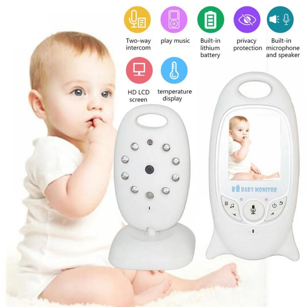 Baby Monitor / Cameră supraveghere  Wireless, Monitor bebe bidirecțional cu VIDEO + AUDIO + Night Vision - NU NECESITĂ INTERNET