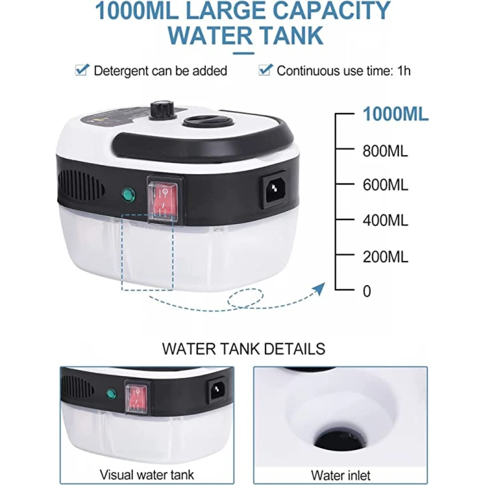 Aparat portabil cu abur, înaltă temperatură de curățare, 2500W