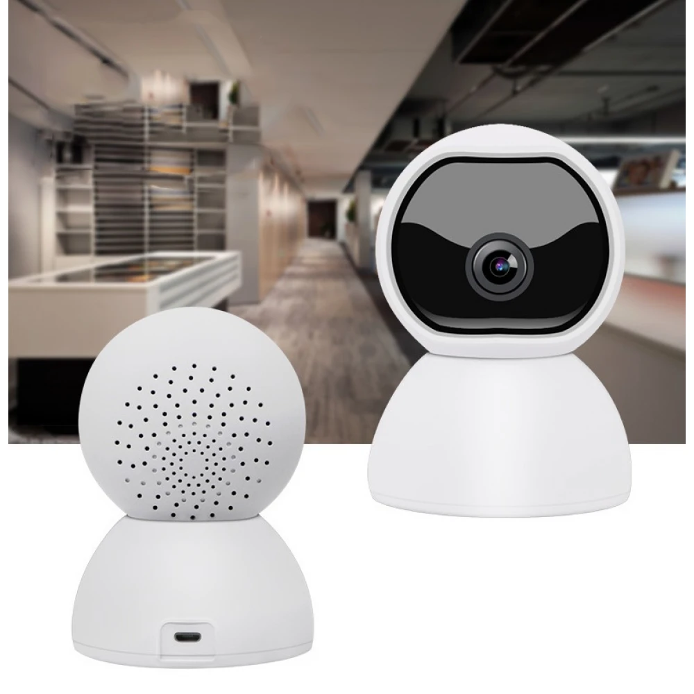 Camera supraveghere smart WI-FI, Monitor bebeluși, copii, animale, casa / Rotire 360 / Comunicare bidirecțională / Night vision cu detecție mișcare 