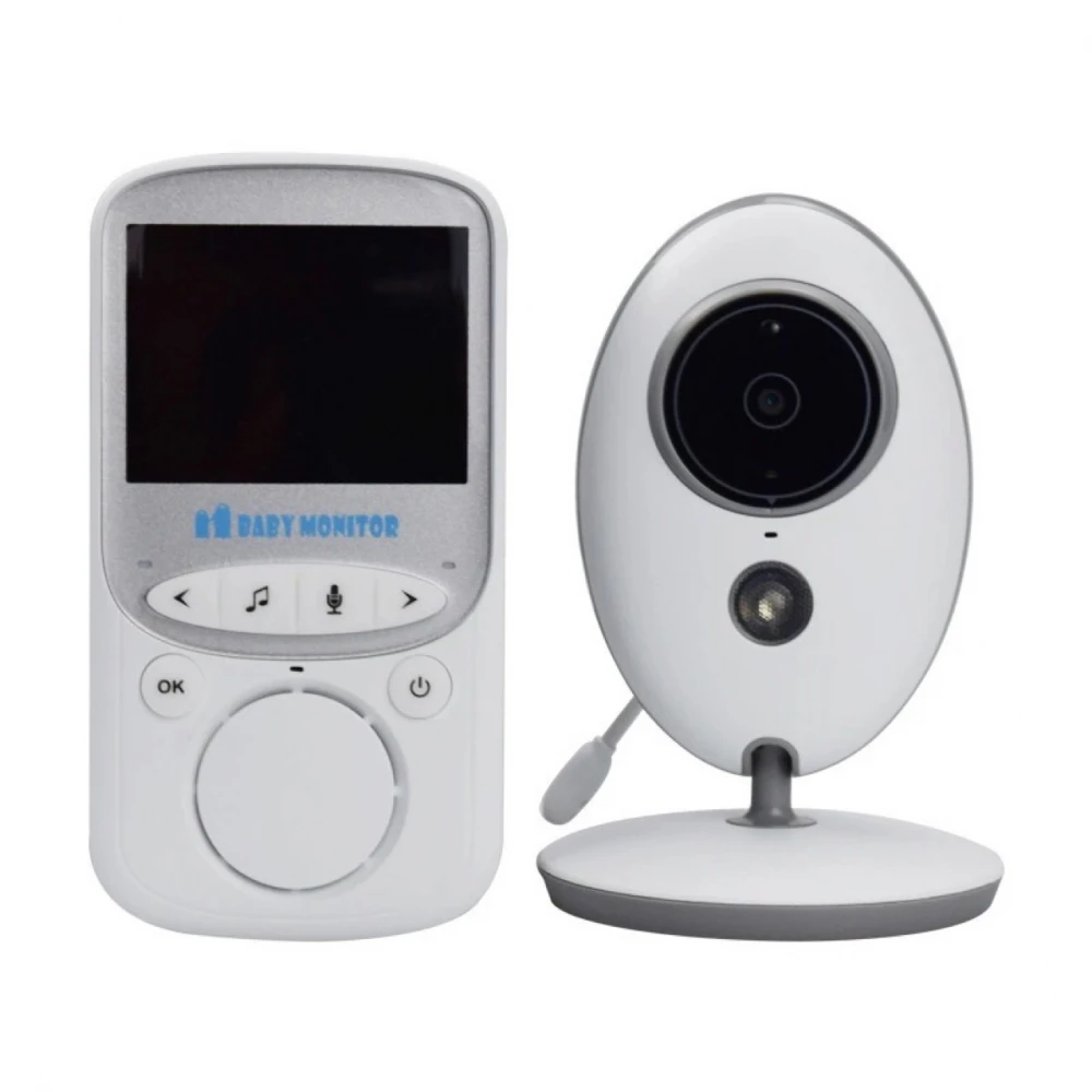 Baby Monitor Wireless, bidirecțional cu VIDEO + AUDIO + Night Vision,  monitorizare temperatură, 8 cântece de leagăn