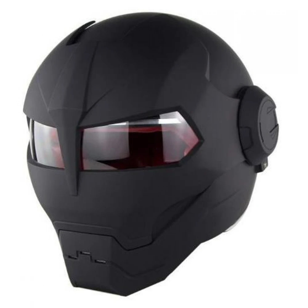 Casca Moto Personalizată Iron Man , Fibra De Carbon, Marimi: M, L, XL