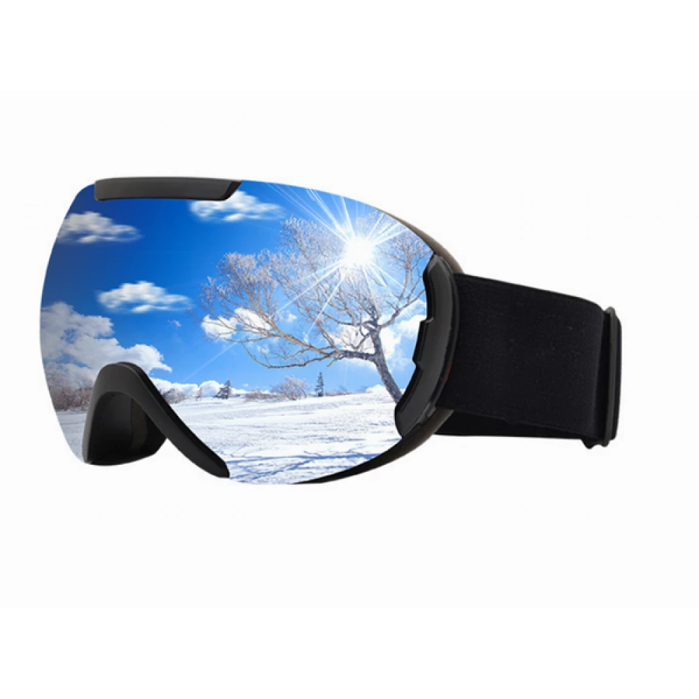 Ochelari Ski / Schi / Snowboard/ Snowmobil / Adulți unisex, cu lentile dublu ventilate anti-ceață, lentilă tip oglindă sferică