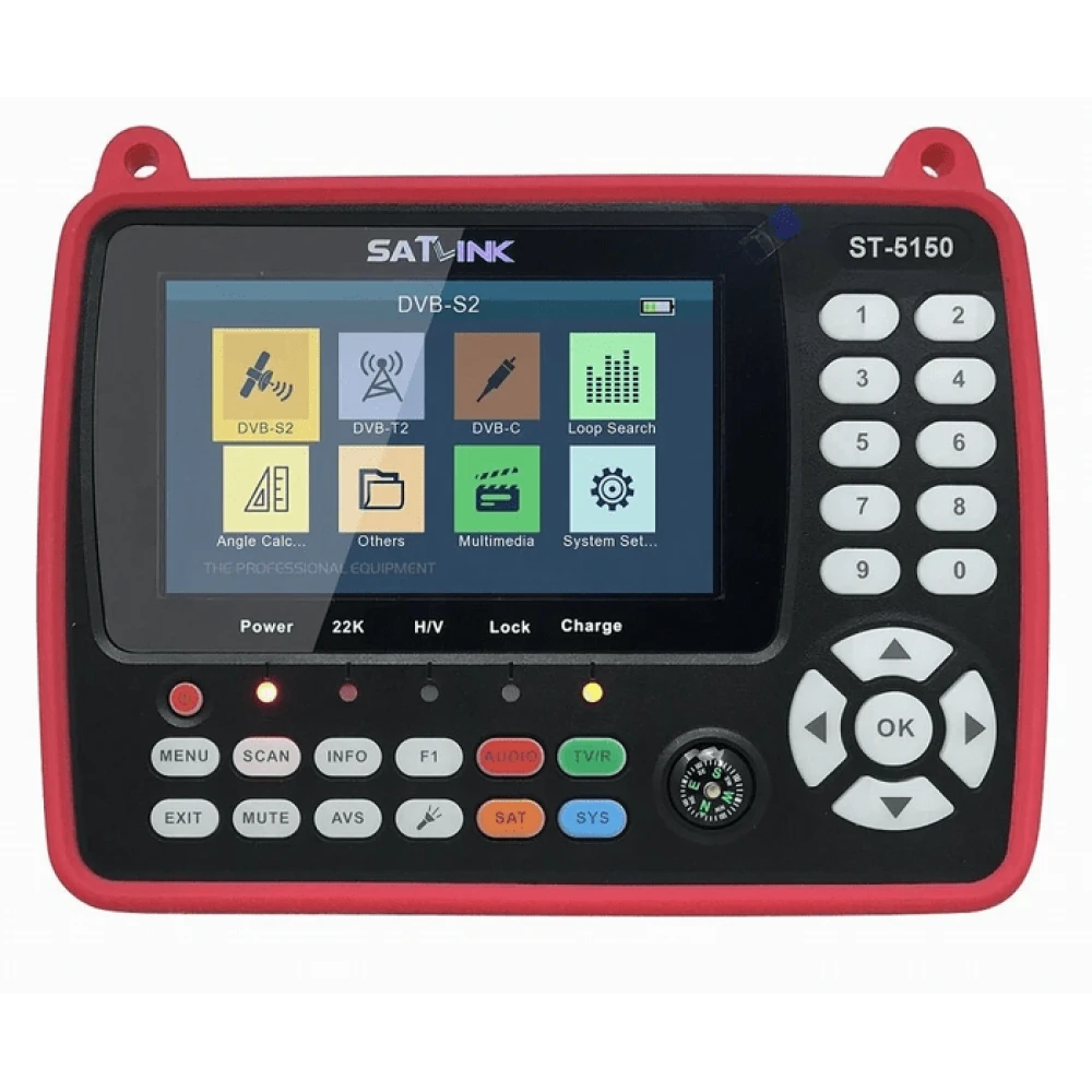 SATLINK Satfinder cu imagine live  ST-5150 DVB-S2/T2/C COMBO - aparat profesional de reglat orice antenă cu tuner inclus QPSK, 8PSK, 16APSK