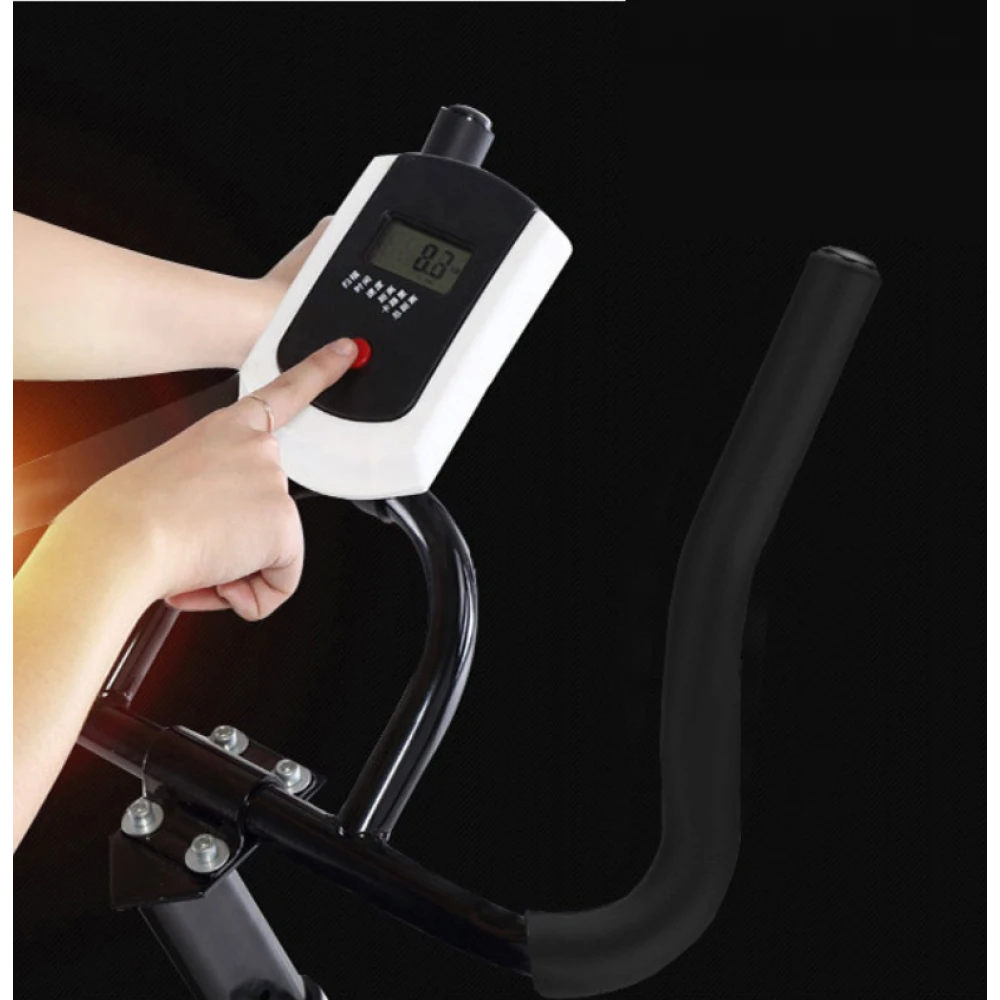 Bicicletă adulți fitness spinning medicinală - indoor, cu volantă 10kg, ghidon și șa reglabile, greutate maxima 150kg