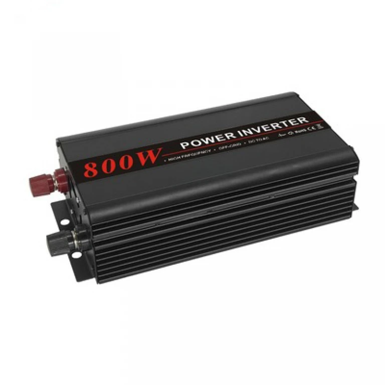 Invertor / convertor auto de tensiune 12v-230v 800w cu unda sinusoidală pură / panou solar / rulotă