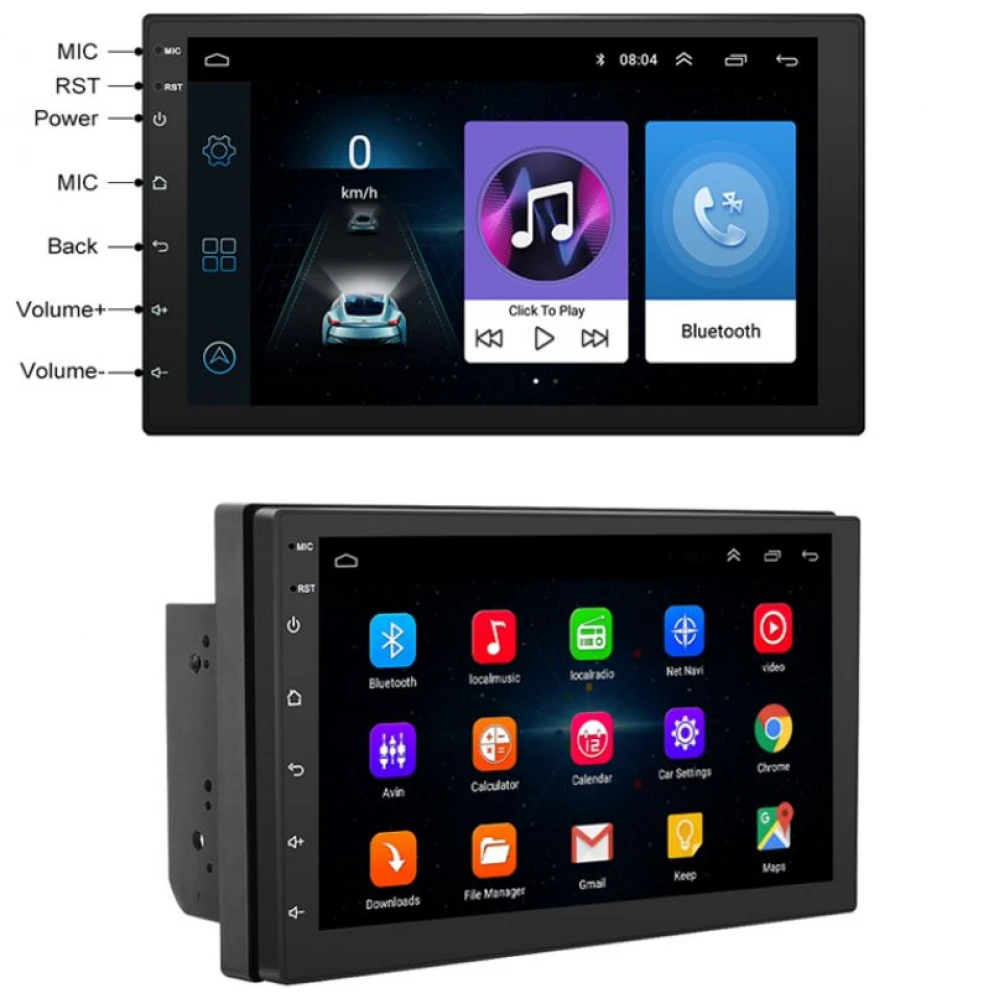 Navigație auto multimedia, 2 DIN, Android, GPS, Radio DVD Player Mp5, Video, 7 inch, WiFi