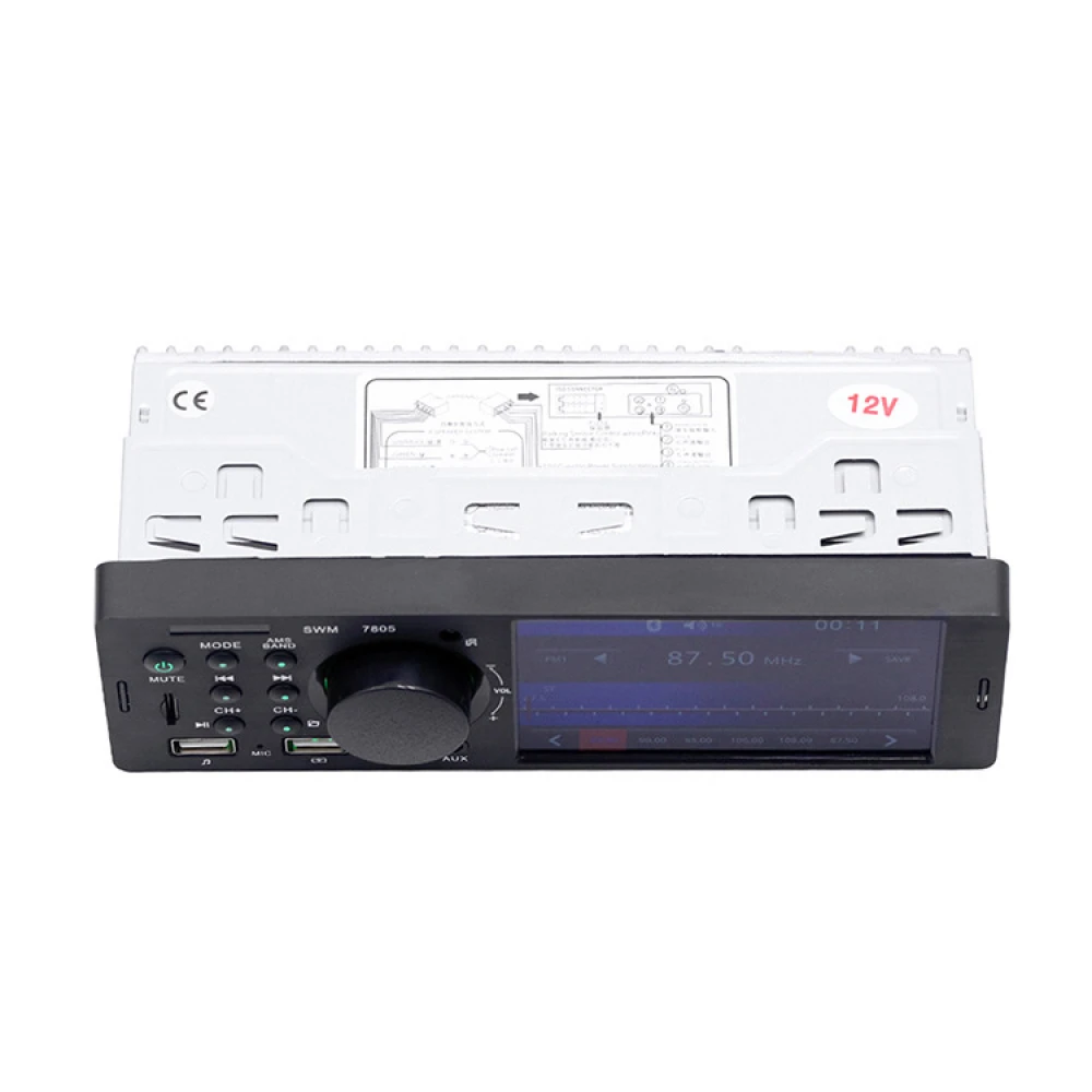 Radio Auto  MP3/1DIN , SD, USB, FM,  cu telecomandă / Display 4.1 / Ieșire amplificată 50WX4 