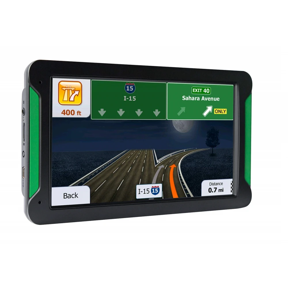 Navigație GPS camion, 7 inch HD, 8 GB, auto, Europa + America, cu IGO TRUCK GPS (update hărți 2024)