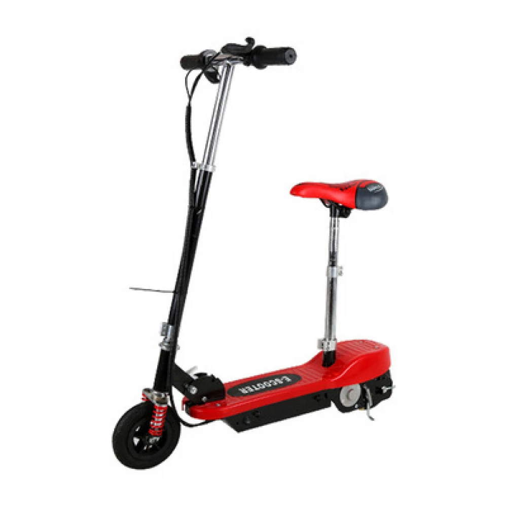 Trotinetă electrică copii cu telescoape față, pliabilă, 15 km/h 120W E-Scooter electric cu frână și viteze pe ghidon