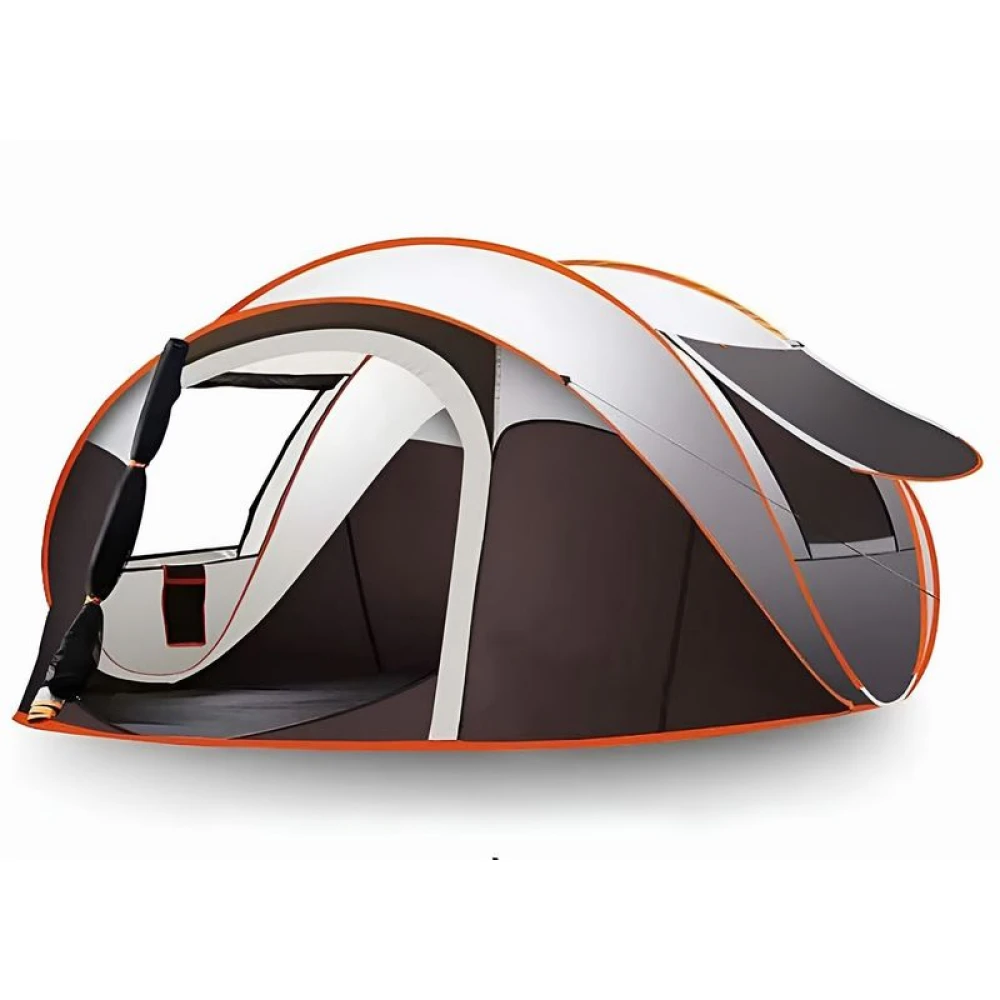 Cort Camping, 3 Persoane, Desfasurare Automata intr-o Secunda, Structura din Aluminiu / Munte / Aventura / Exterior / Drumetie